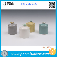 Venta al por mayor Lovely Colorful Ceramic Spice Jar